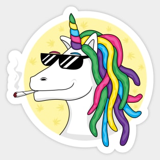 Rasta Unicorn Sticker